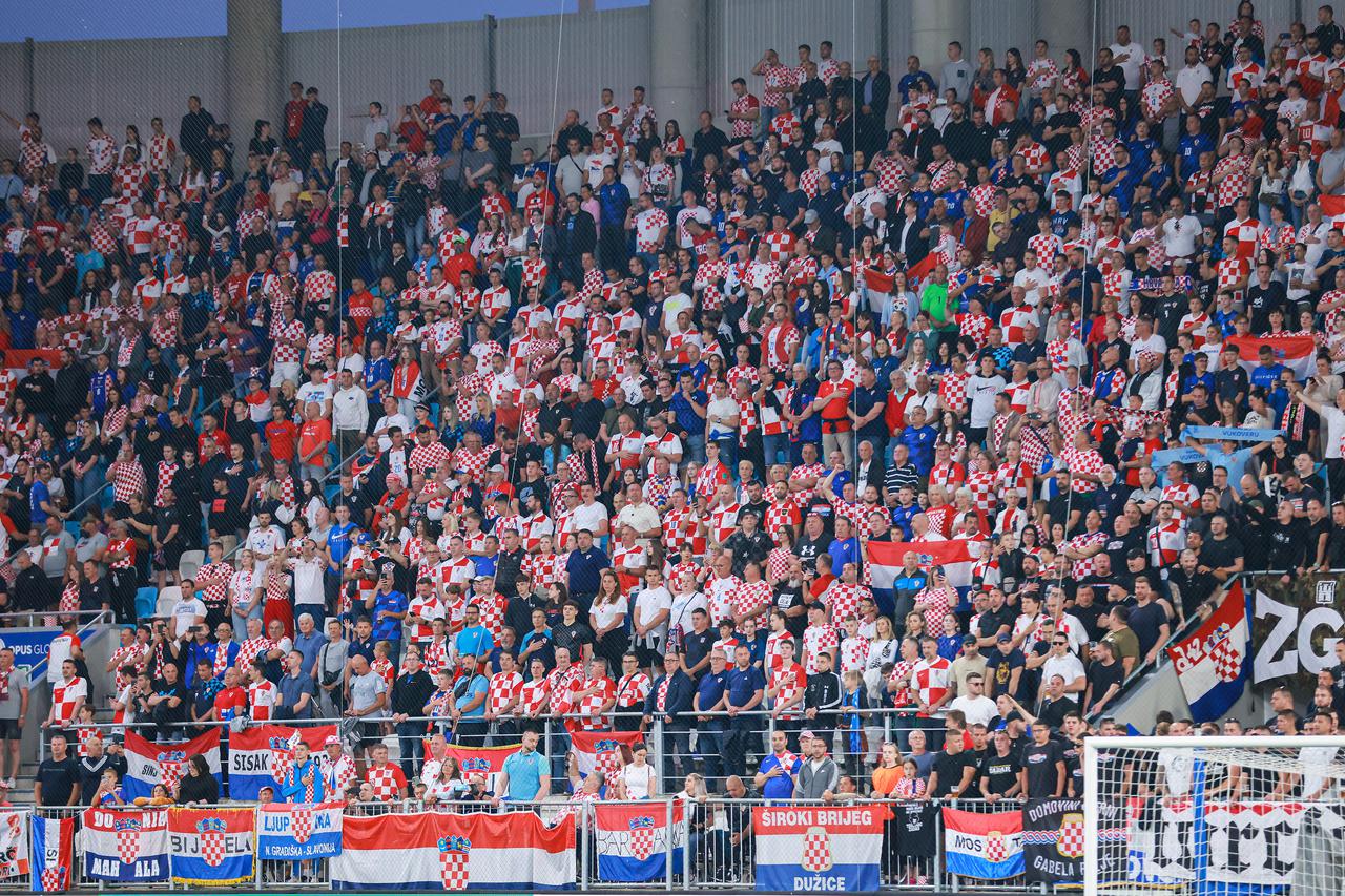 Osijek: Susret Hrvatske i Češke u kvalifikacijama za FIFA Svjetsko prvenstvo