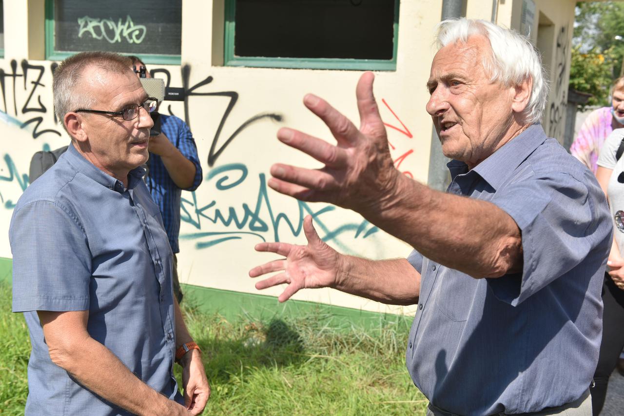 Zagreb: Konferencija za medije Hrvatskih voda na Trnjanskom nasipu