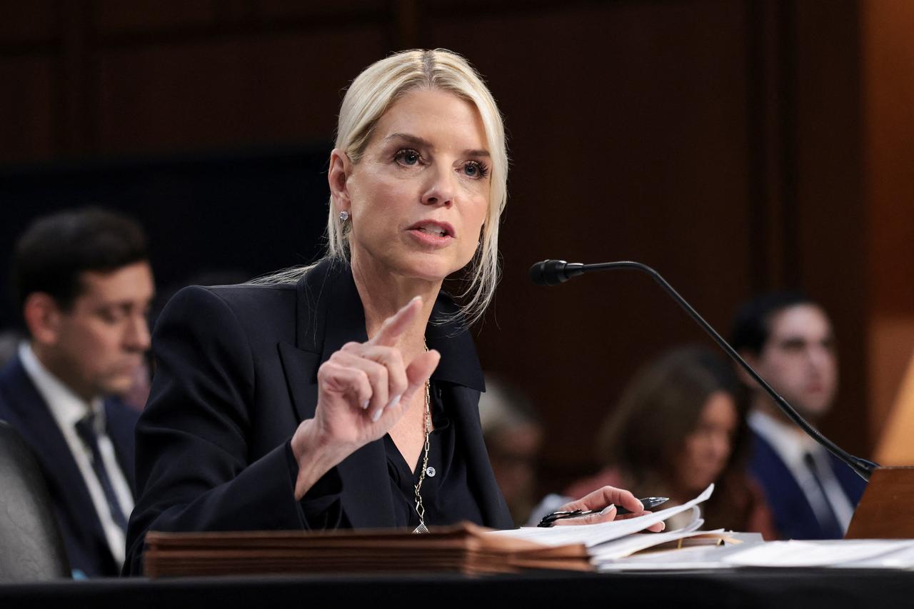 U.S. Attorney General Bondi testifies before a Senate Judiciary Committee, on Capitol Hill in Washington