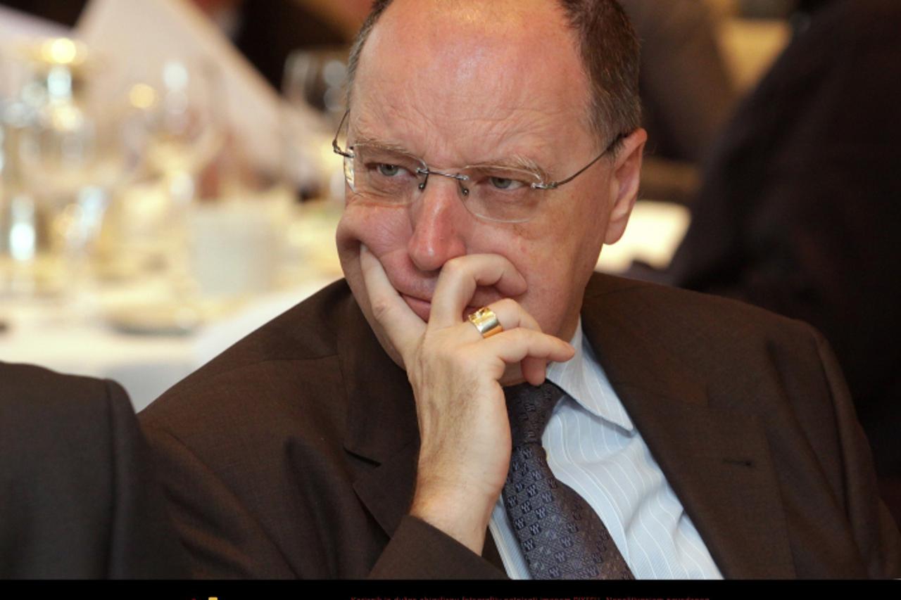 '31.05.2011., hotel Regent Esplanade, Zagreb - Tvrtka Roland Berger predstavila je studiju o bankarstvu u jugoistocnoj Europi i EU. Zoran Bohacek.  Photo: Zarko Basic/PIXSELL'