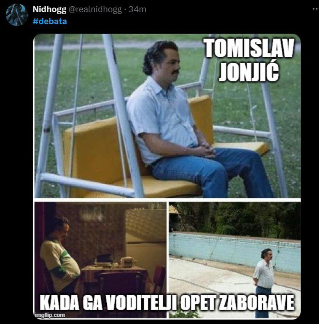Na društvenim mrežama su osvanuli memeovi na temu današnjeg sučeljavanja netom prije prvog kruga predsjedničkih izbora koji se održavaju ove nedjelje, 29. prosinca. 