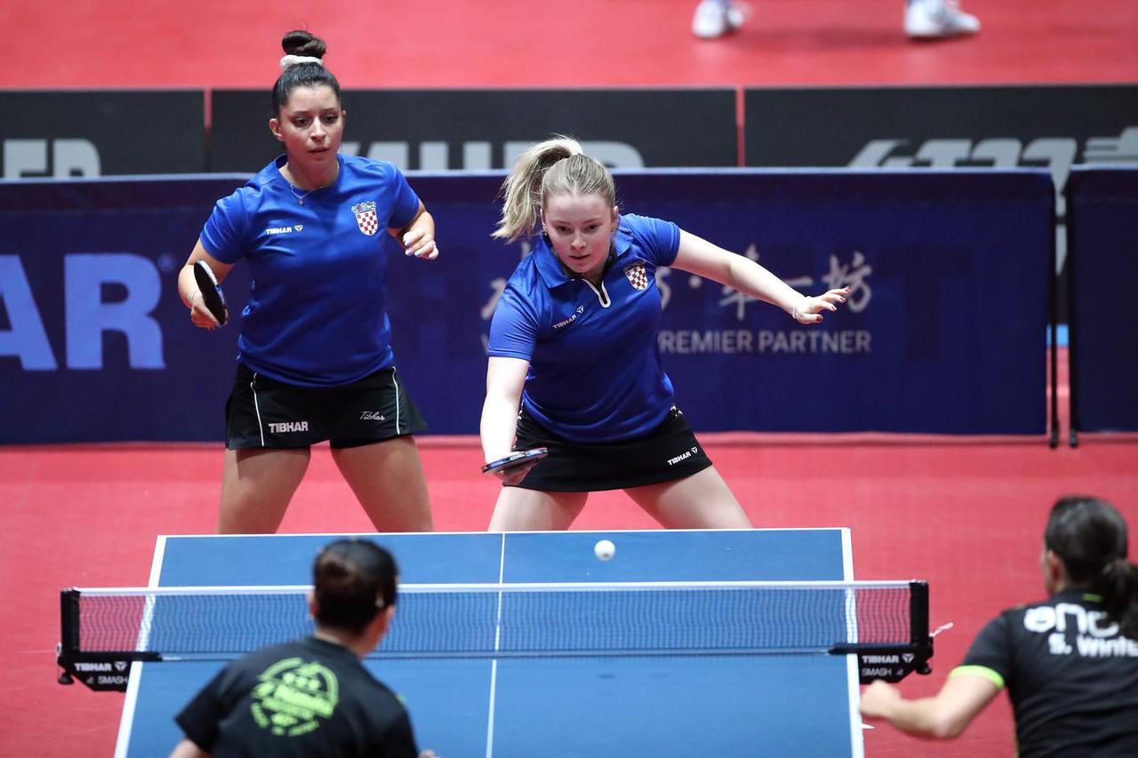 Stolni tenis, WTT - Zagreb 2022, 1/4 finale, Arapović/Jeger - Shan/Winter