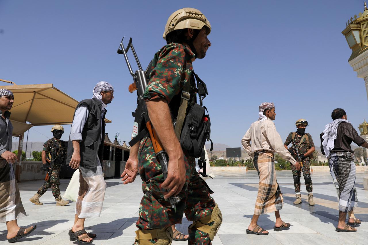 Prisoners are released by the Houthis, in Sanaa