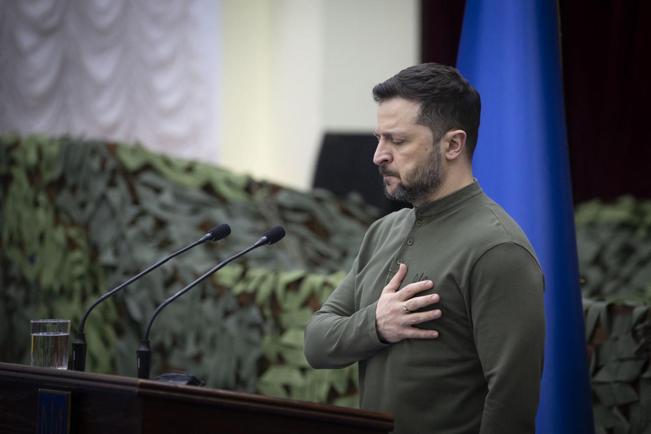 Predsjednik Volodimir Zelenski sastao se s pripadnicima Ukrajinske nacionalne garde