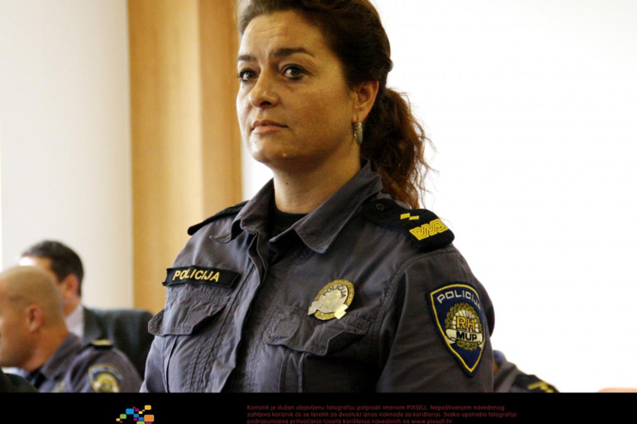 '15.10.2012., Split - U Policijskoj upravi splitsko-dalmatinskoj predstavljani su novi nacelnici policijskih postaja.  Policijska postaja Brac Magdalena Miric. Photo: Ivana Ivanovic/PIXSELL'