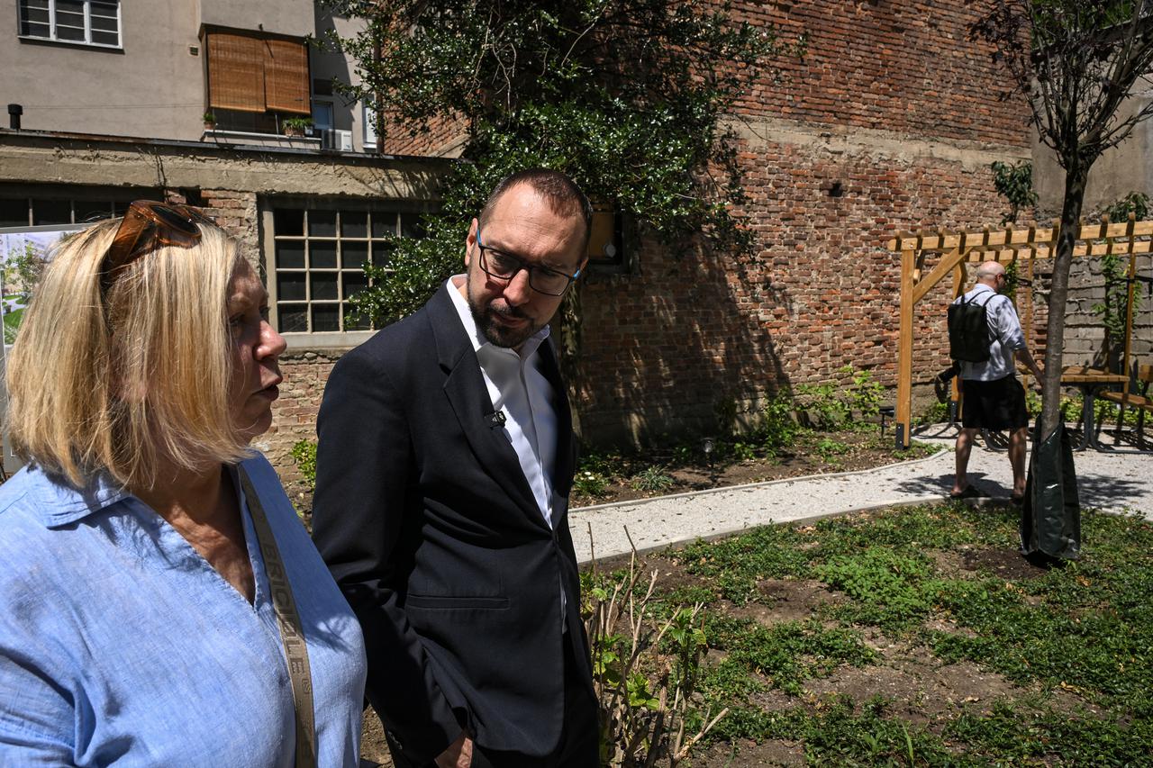 Zagreb: Gradonačelnik Tomašević predstavio novosti o projektu ozelenjivanja gradskih dvorišta