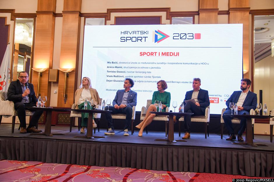 Zagreb: U hotelu Westin održana je konferencija "Hrvatski sport 2030.", panel: Sport i mediji