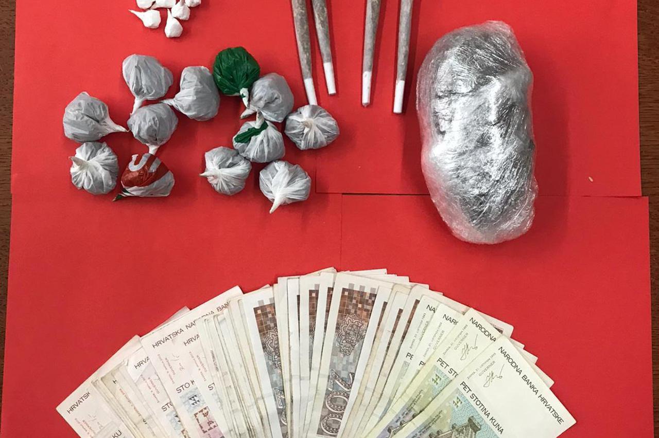 Zaplijenjena droga dileru u Zadru