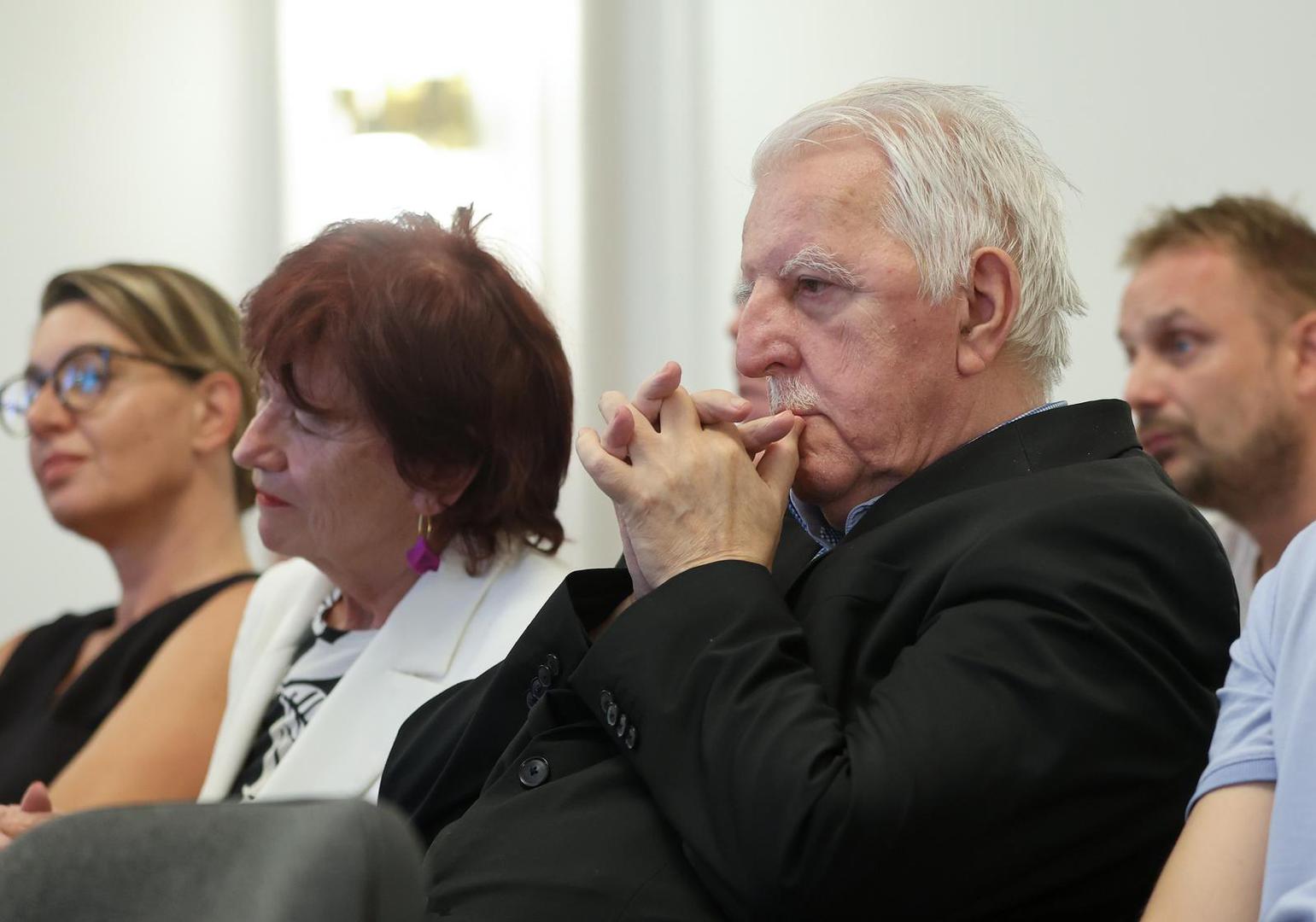 04.09.2025., Zagreb - Novinarski dom. Promocija knjige "Casni suce, znamo se" autorice Suzane Lepan Stefancic. Photo: Sanjin Strukic/PIXSELL