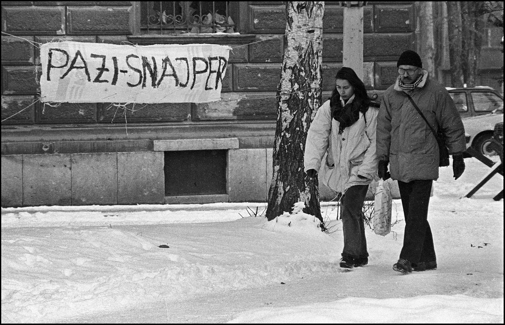 Šetnja uz upozorenje na snajperista 1994.
