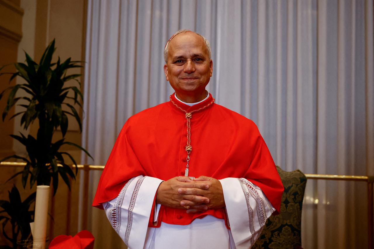 FILE PHOTO: New cardinals meet family members after consistory ceremony at the Vatican