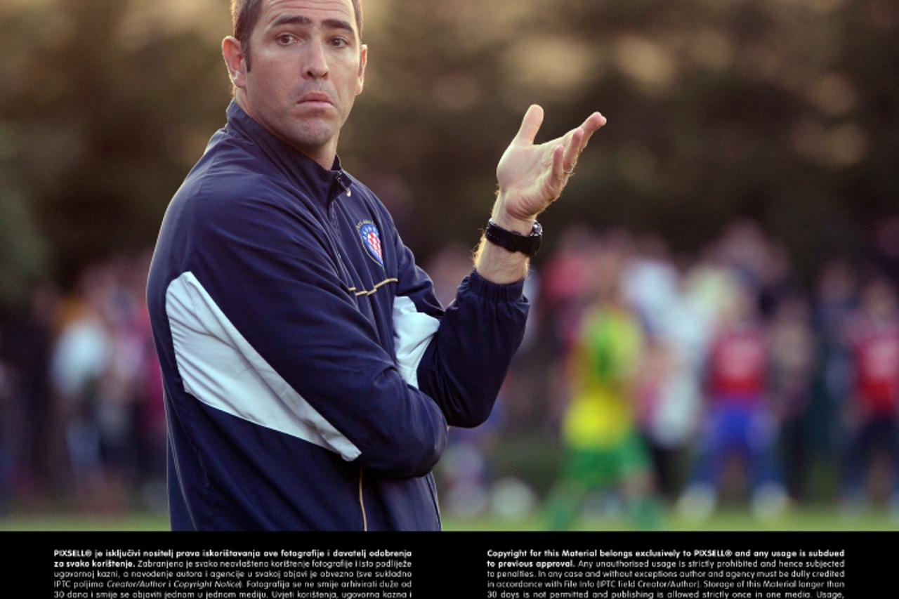 '30.06.2013., Slovenija, Zavrc -  Prijateljska nogometna utakmica izmedju NK Zavrc i HNK Hajduk. Trener Hajduka Igor Tudor. Photo: Marko Jurinec/PIXSELL'