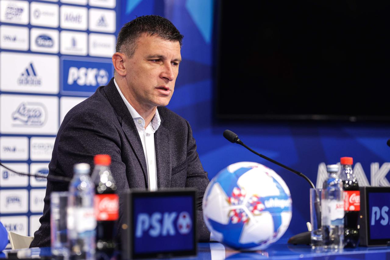 Zagreb: Konferencija za medije GNK Dinama nakon utakmice s Osijekom