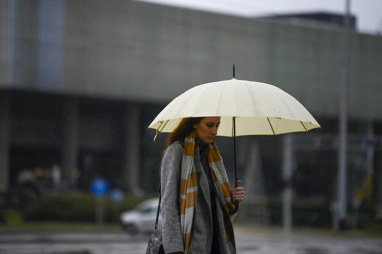 Zagreb: Kiša i vjetar za zadnji radni dan u tjednu 