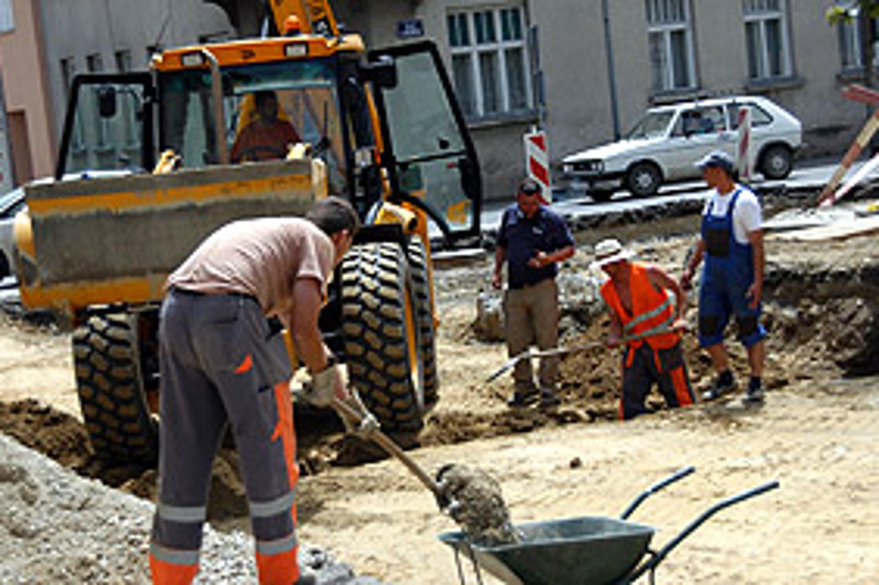 Radovi na plinskoj mreži u Bjelovaru