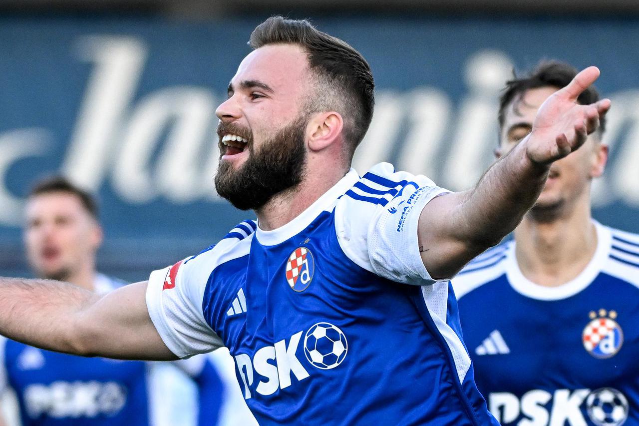 Zagreb: Slavlje Frana Brodića nakon postignutog pogotka protiv HNK Rijeka