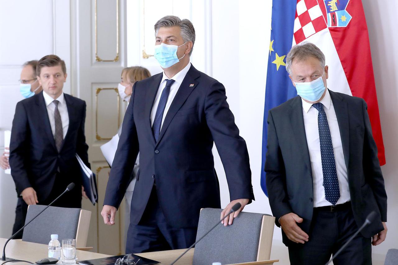 Zagreb: Andrej Plenković sastao se s predsjednicima Uprava banaka