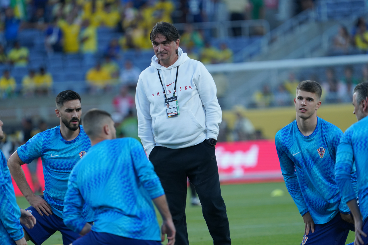 Orlando: Zagrijavanje igrača prije utakmice Hrvatske i Brazila