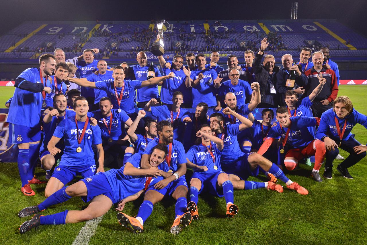 Dinamovci slave naslov hrvatskog prvaka