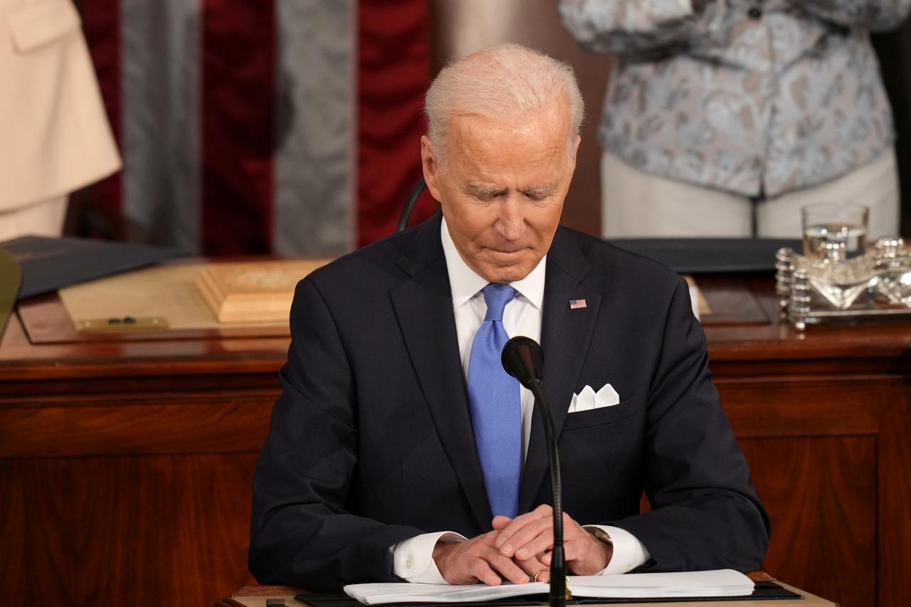 U.S. President Joe Biden's first address to a joint session of Congress