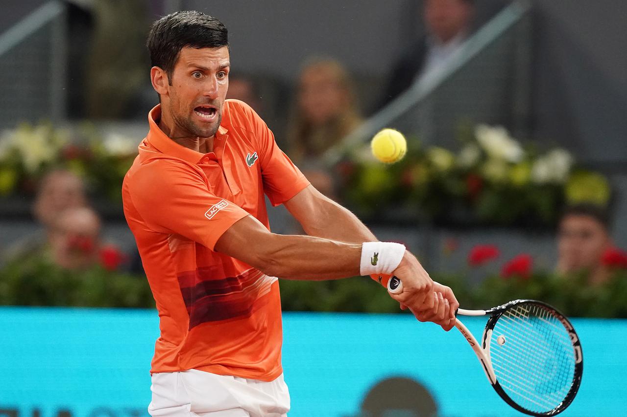 MADRID OPEN TENNIS 2022. DJOKOVIC (SRB) v MONFILS (FRA).