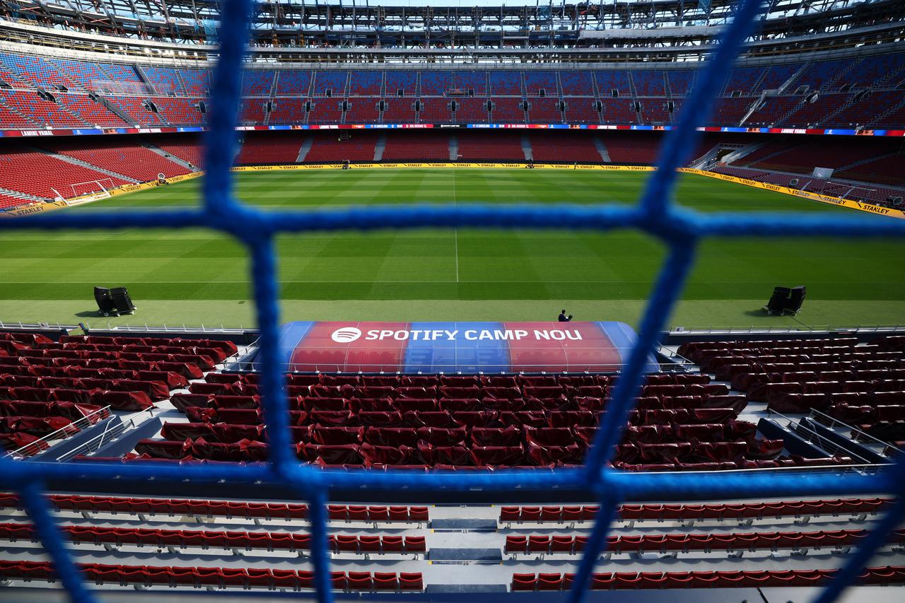 Visit of FC Barcelona's new Spotify Camp Nou