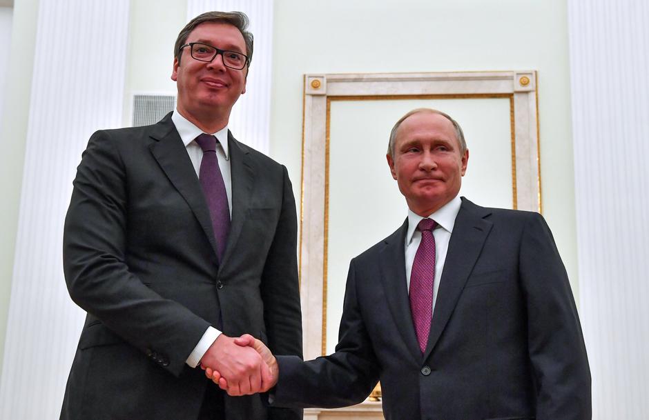 Aleksandar Vučić i Vladimir Putin