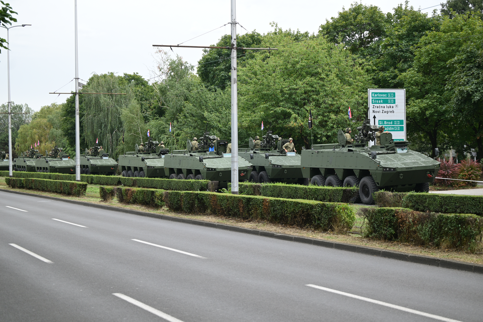 29.07.2025., Zagreb - Okupljanje vojske uoci generalne probe svecanog vojnog mimohoda. Photo: Neva Zganec/PIXSELL