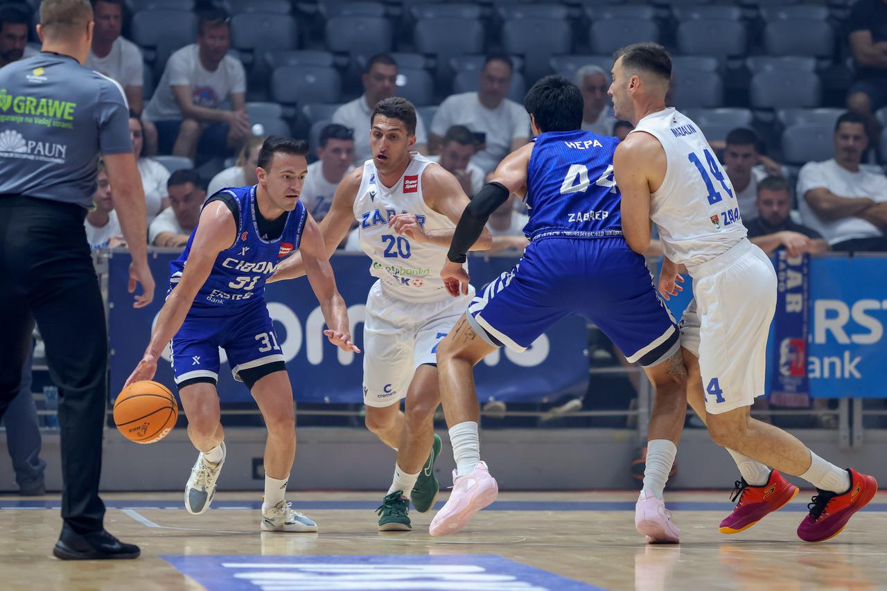 Zadar: Zadar i Cibona odigrali prvu utakmicu finala doigravanja SuperSport Premijer lige