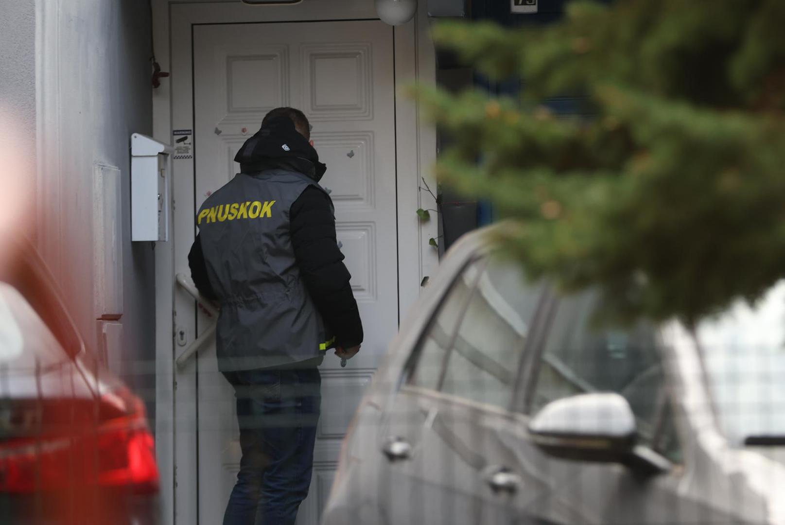 15.11.2024., Zagreb - Rano jutros djelatnici PNUSKOK-a krenuli su u novu akciju u kojoj su, s nalozima za pretres, stigli na adresu ministra zdravstva Vilija Berosa te nekolicine visokopozcioniranih lijecnika.  Photo: Igor Kralj/PIXSELL