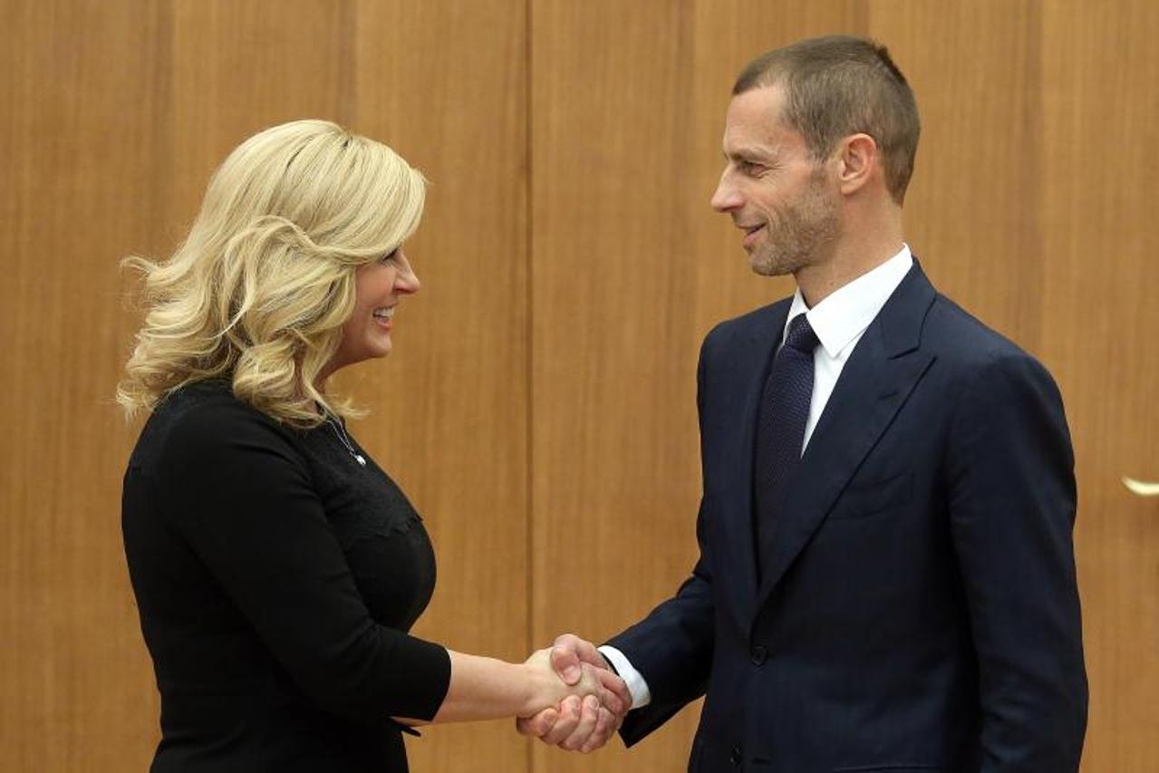 Kolinda Grabar-Kitarović i Aleksandar Čeferin