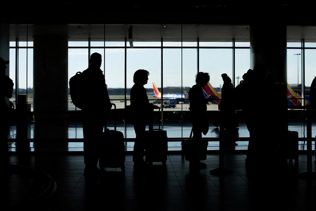FILE PHOTO: BWI TSA lines stretch outside as partial government shutdown continues