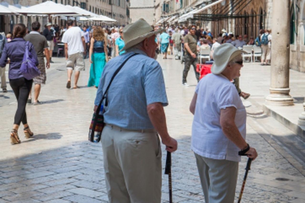 '02.06.2012., Dubrovnik - Stara gradska jezgra prepuna turista iz svih krajeva svijeta.  Photo: Grgo Jelavic/PIXSELL'