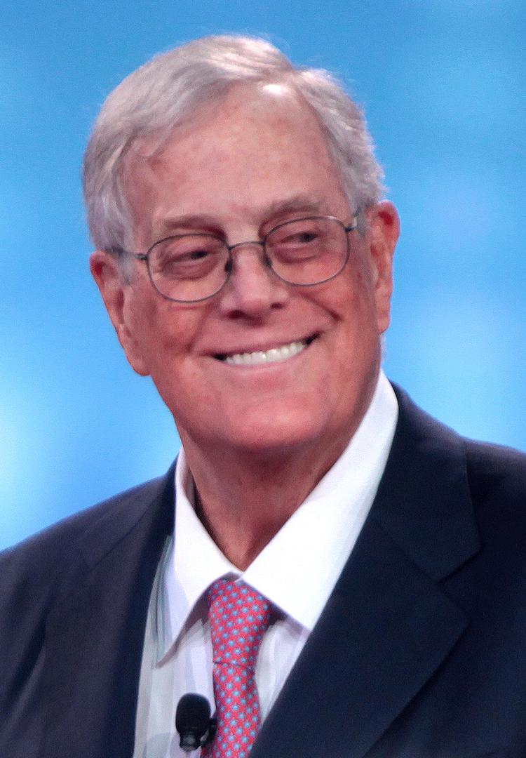 9. David Koch - potpredsjednik Koch Industries. 48.3 milijarde dolara