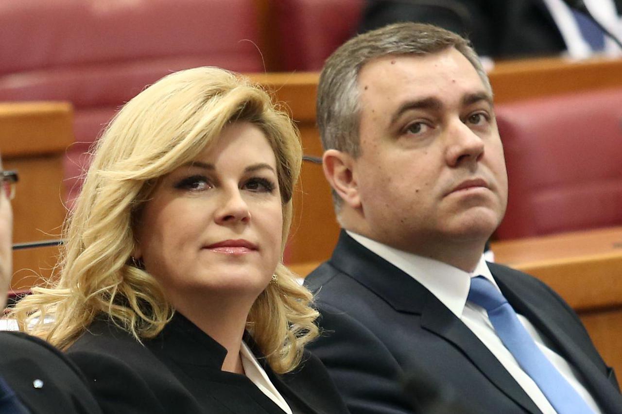 Kolinda Grabar-Kitarović i Mate Radeljić