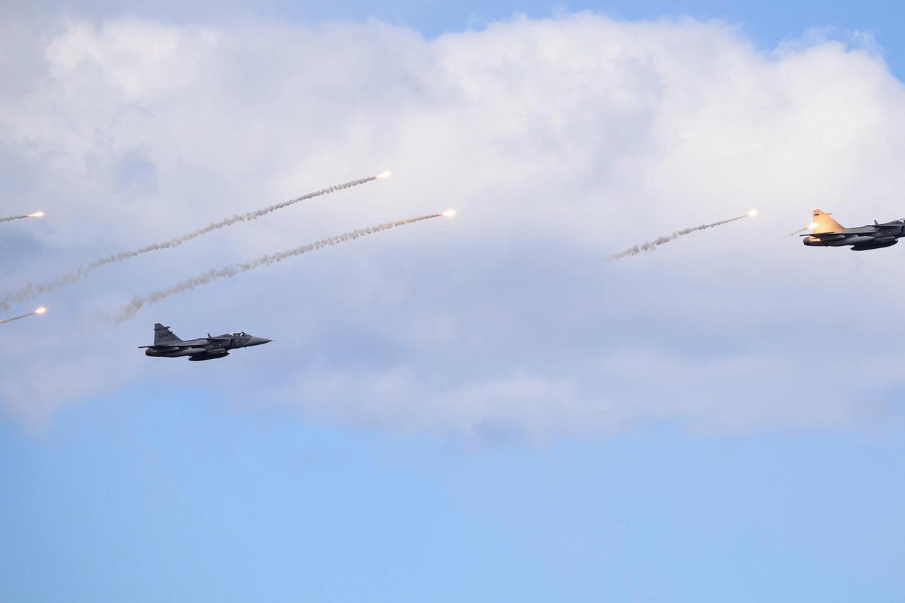 Military exercise Aurora 26 at Vaddo Military Training Area in Stockholm
