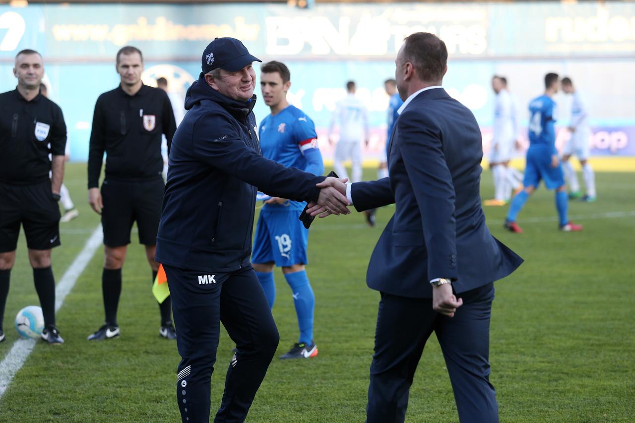 03.12.2016., stadion Maksimir, Zagreb - MAXtv 1. HNL, 18. kolo, GNK Dinamo - HNK Rijeka. Matjaz Kek, Ivajlo Petev. Photo: Dalibor Urukalovic/PIXSELL