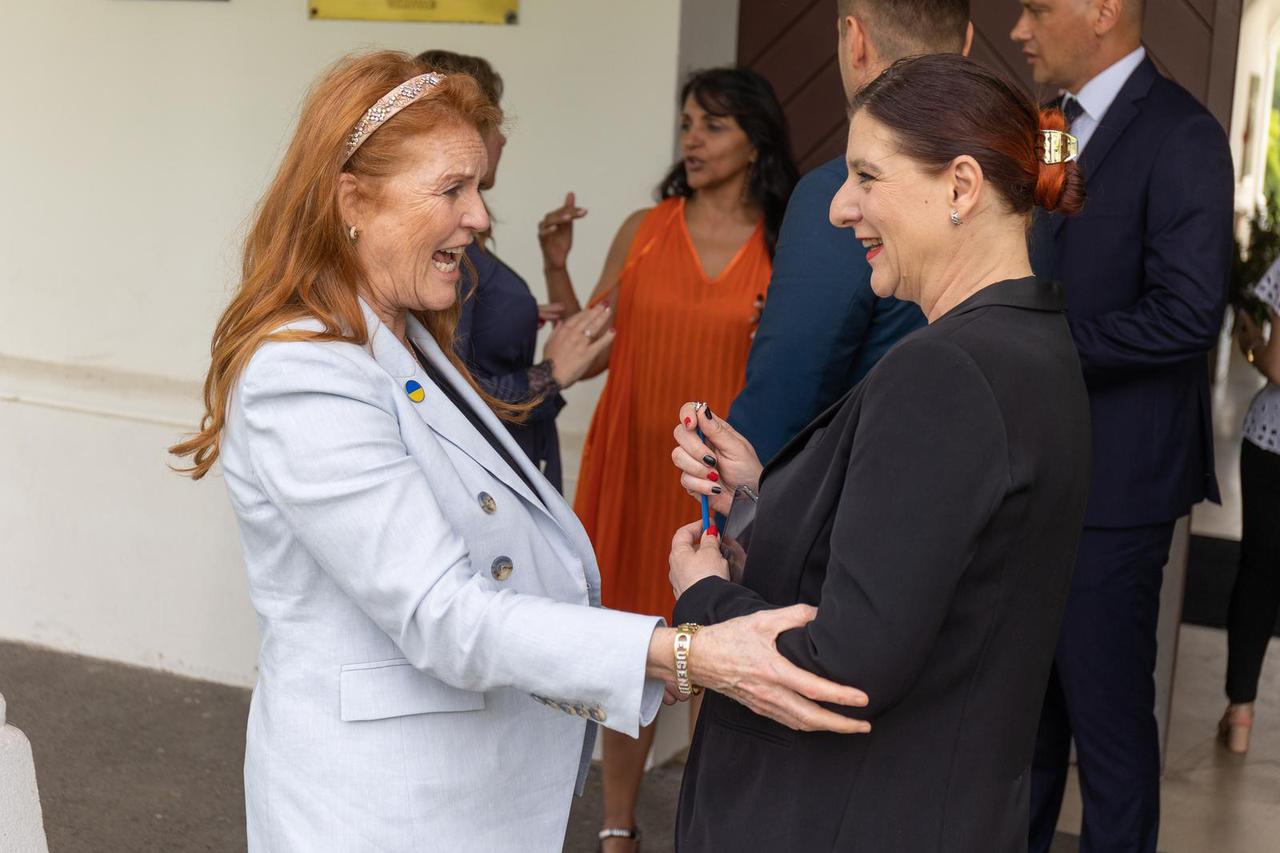EKSKLUZIVNE FOTOGRAFIJE Sarah Ferguson, vojvotkinja od Yorka posjetila je Vukovar 