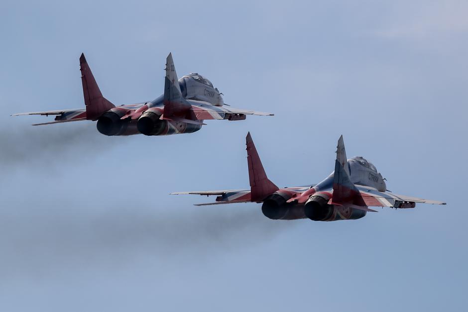 Air Show at Army 2020 International Military Technical Forum