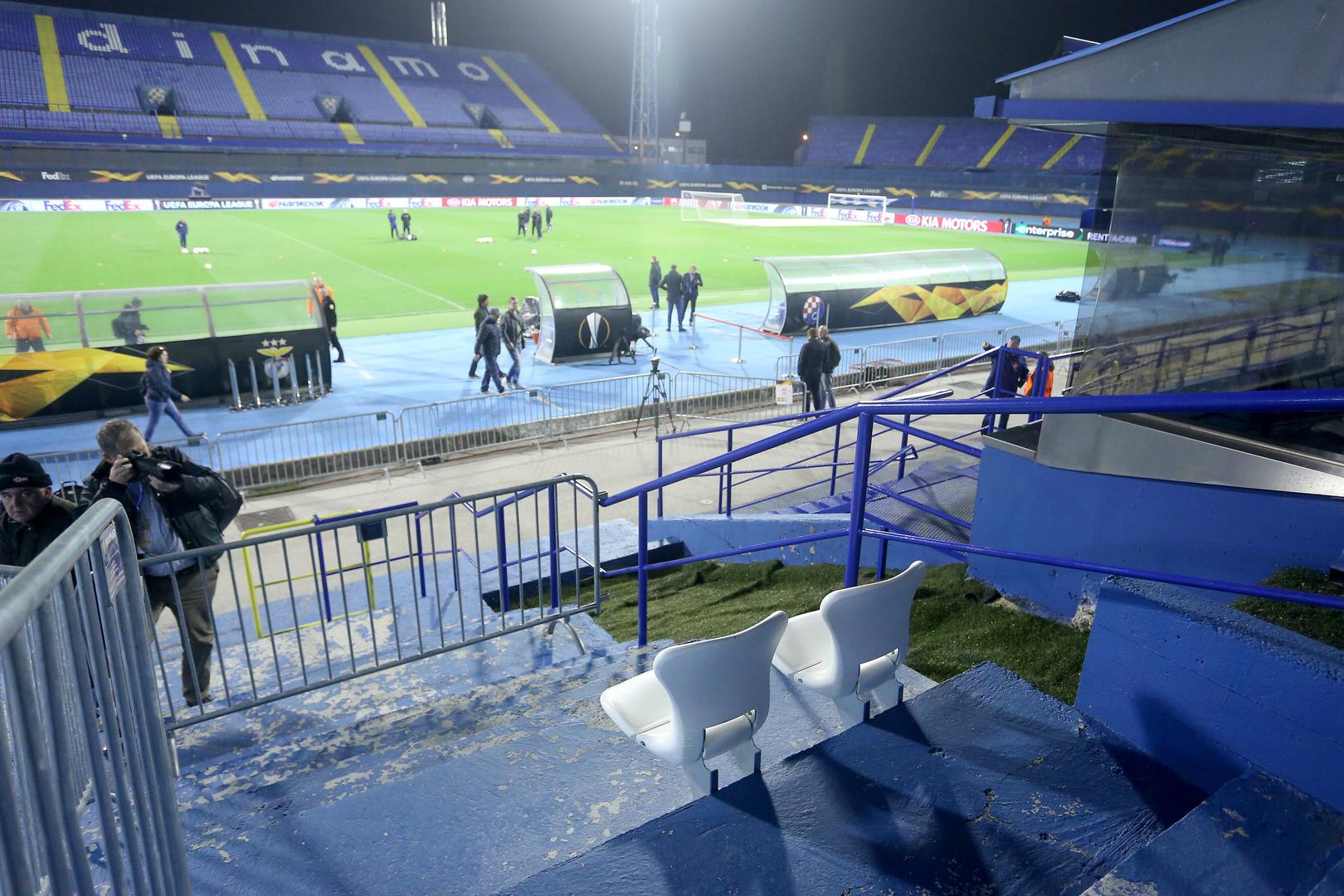 "Utakmicu ću gledati s istog mjesta kao i protiv Viktorije, malo više desno. Delegat mi je dopustio", rekao je Bjelica uoči utakmice.