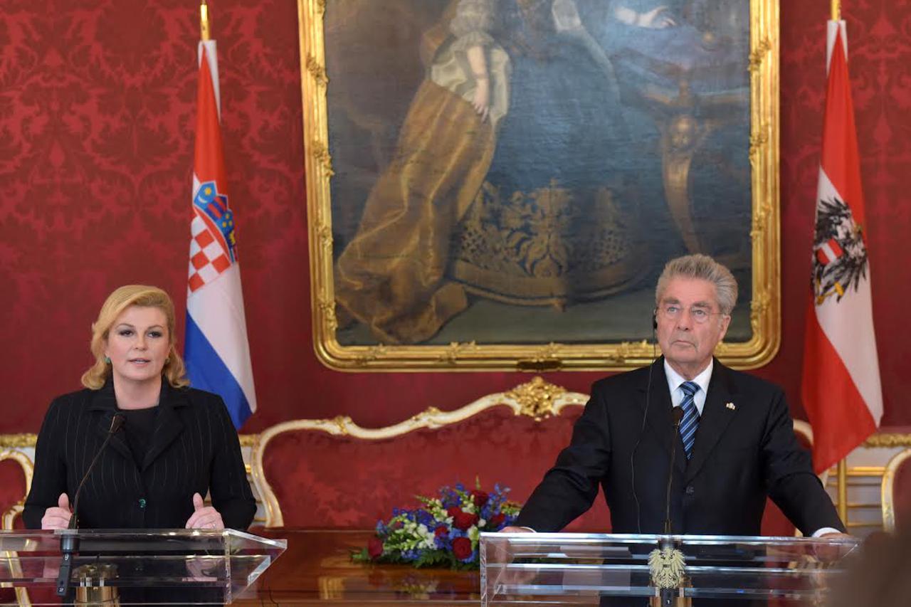 Kolinda Grabar-Kitarović,Heinz Fischer