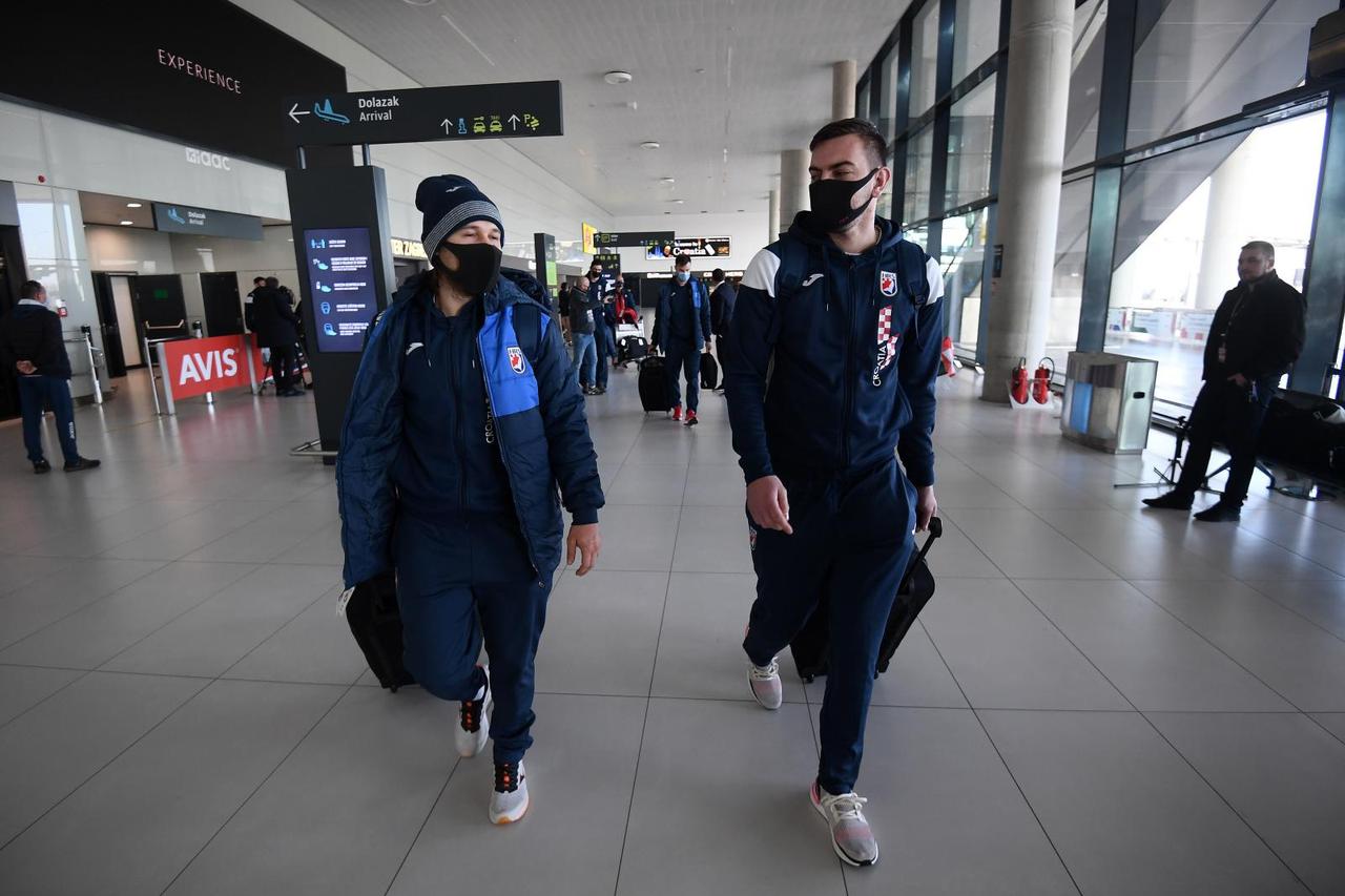 Zagreb: Povratak hrvatske rukometne reprezentacije iz Egipta