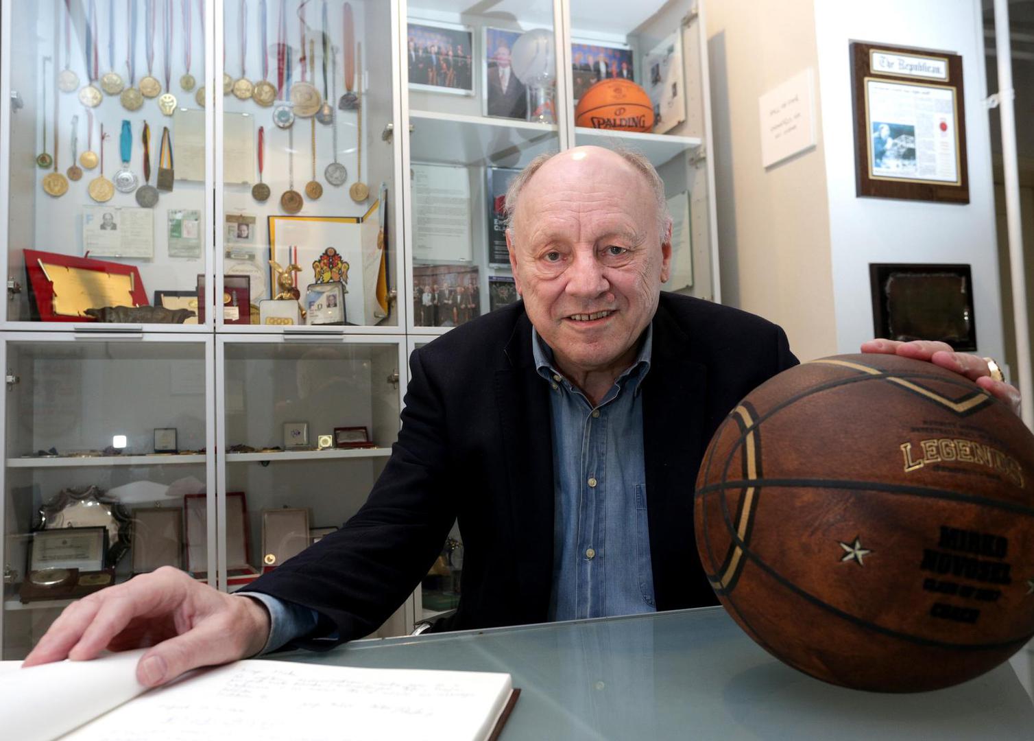 17.04.2015., Zagreb - Mirko Novosel, proslavljeni kosarkaski trener. "nPhoto: Zarko Basic/PIXSELL