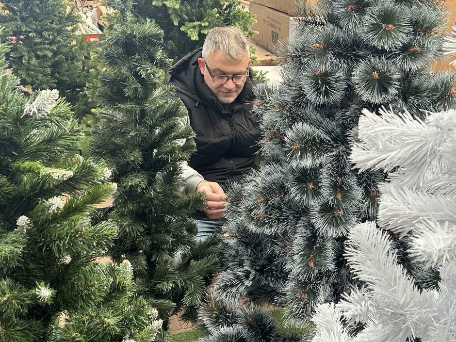 I u Bauhausu većinu ponude čine drvca prilično nalik pravima