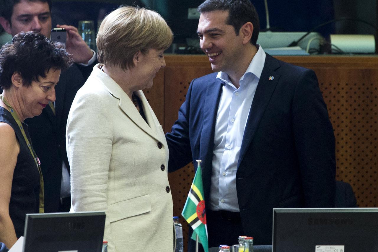 Merkel i Tsipras