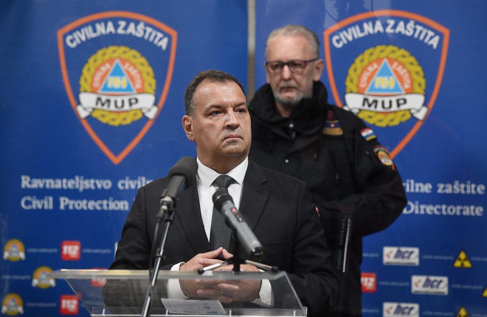 25.03.2020., Zagreb - Nacionalni stozer civilne zastite odrzao je konferenciju za medije o najnovijim detaljima sirenja koronavirusa u Hrvatskoj. ministar zdravstva Vili Beros. Photo: Marko Lukunic/POOL/PIXSELL