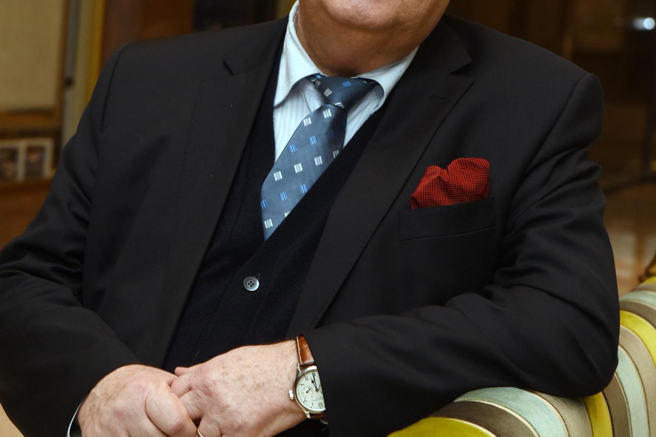 07.11.2015., Zagreb - Elmar Brok, predsjednik Odbora za vanjske poslove Europskog parlamenta, dosao je u Zagreb dati podrsku predsjednickoj kandidatkinji Kolindi Grabar Kitarovic.  Photo: Davor Visnjic/PIXSELL