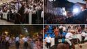 FOTO Spektakl u Sinju. Pogledajte kako je izgledalo rijetko noćno pripetavanje za Baru
