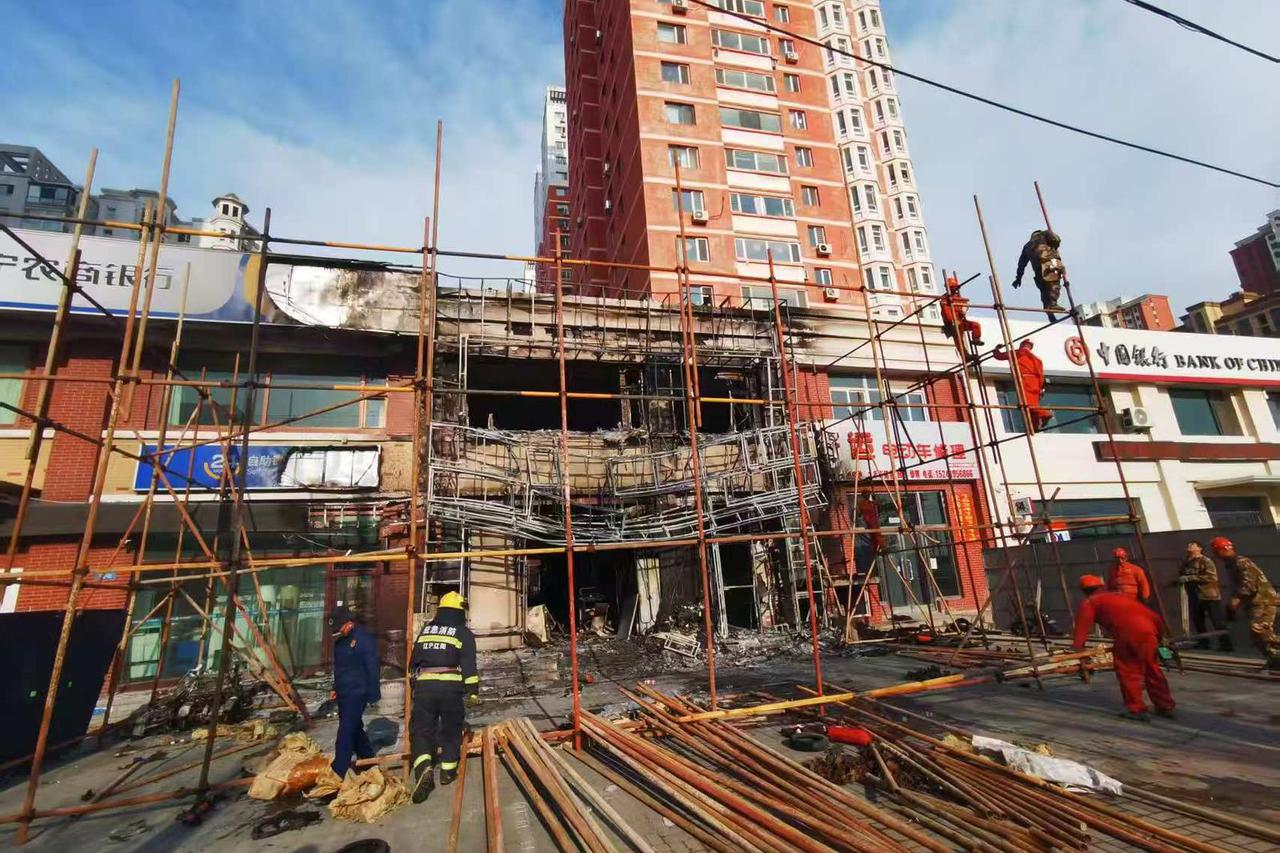 (SpotNews) CHINA-LIAONING-LIAOYANG-RESTAURANT-FIRE (CN)