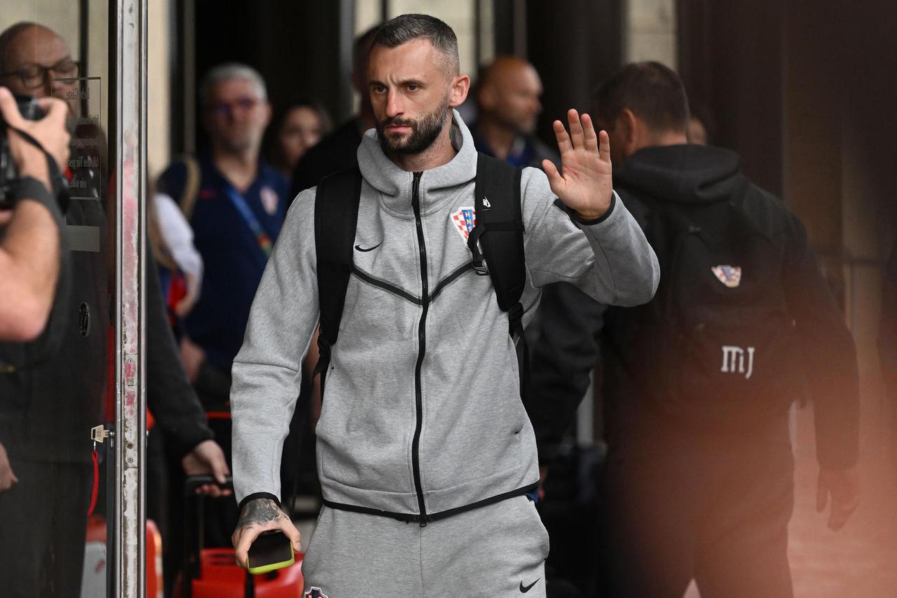 Leipzig: Dolazak hrvatske nogometne reprezentacije u hotel uoči nadolazeće utakmice s Italijom